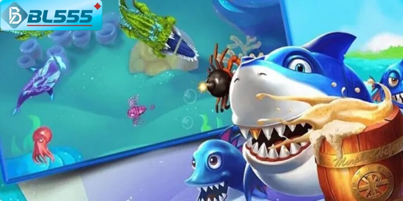 Giao diện bắn cá tại nhà cái BL555